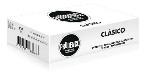 PRUDENCE CLASICO caja con 100 pz