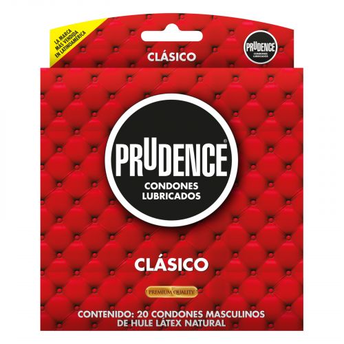 Condones De Látex Prudence Clásico 20 Condones